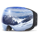 MARKERWAY G2 Magnetic Snowboard/Polarized OTG UV400 Skiing Goggles